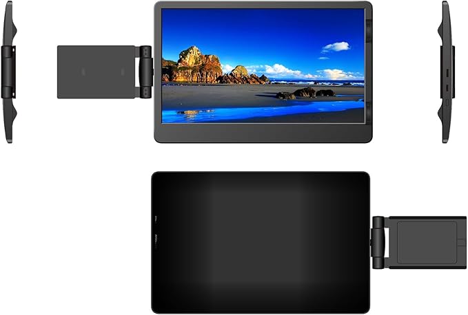 Laptop Screen Extender, Compact, – 11.6 Inches HD Fold, External Monitor Travel Home, Office Desktop Game Phone Tablet | Multipurpose Outdoor Indoor Utility Premium high-Performance
