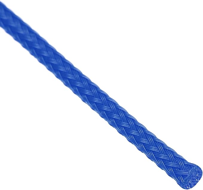uxcell PET Expandable Sleeving 10ft 1/8" Blue Cable Management Sleeve Cord Organizer for Wrap Protect Cable