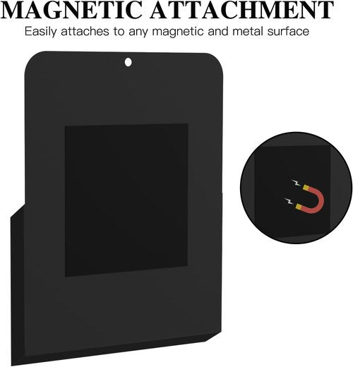 MoKo Magnetic File Holder - A4 Large Refrigerator Organizer for Pens & Markers | 2 Pack, Black