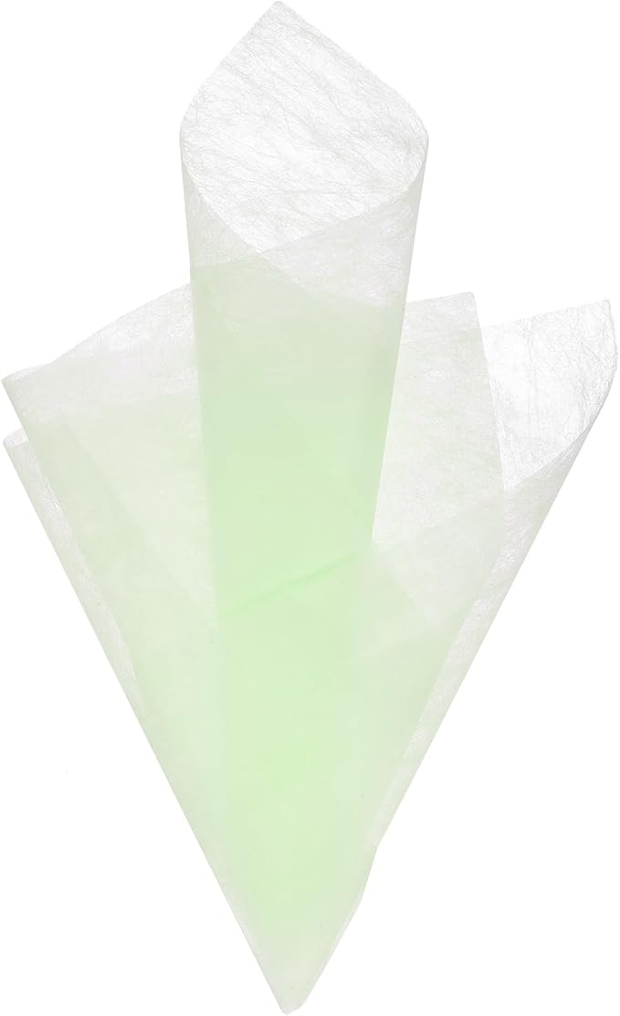 PATIKIL 11.8 Inches Tissue Flower Wrapping Paper, 80 Sheets Waterproof Floral Bouquet Wraps Gift Packaging Tissue for Party Birthday Wedding Holiday Decorations Crafts, Green