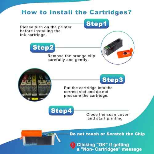 MG7720 Ink Cartridge for Canon Compatible PGI-270XL CLI-271XL Ink Cartridge Replacement for 270 271 XL Ink use for Canon MG7720 TS5020 TS6020 MG6820 MG6821 MG5720 TS9020 MG5721 MG5722 MG6822 (5 Pack)
