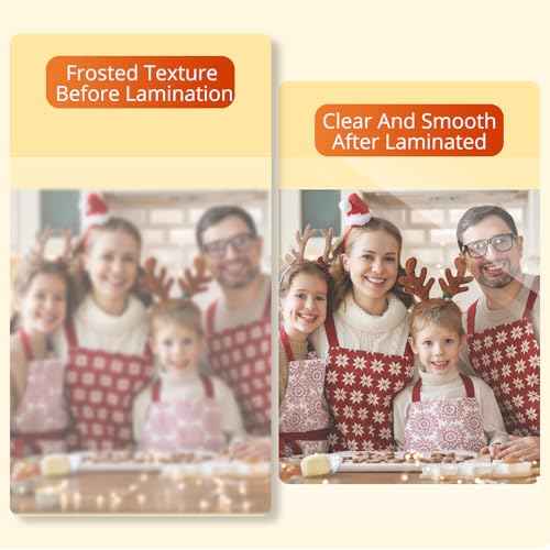 HTVRONT Thermal Laminating Pouches - 200 Pack Laminating Sheets (5 Mil, 9"x11.5"), Wrinkle & Bubble-Free Laminator Sheets for Ultimate Clarity & Durability in Protecting Photos & Documents