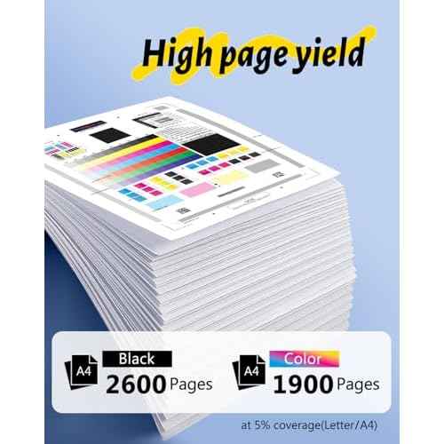 802XL Ink Cartridges for Printer Remanufactured for 802 Ink Cartridges Combo Pack 802 XL T802 T802XL for WF-4720 WF-4740 WF-4734 WF-4730 EC-4040 EC-4030 EC-4020 Printer (5 Pack)