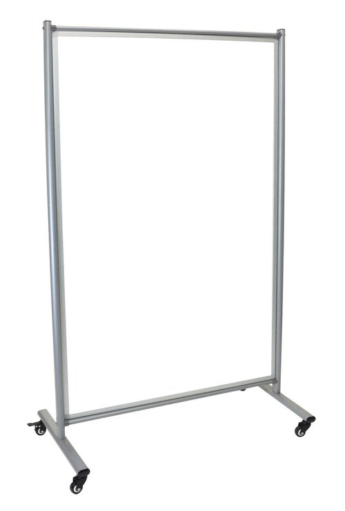 Luxor Mobile Magnetic Whiteboard - Versatile Room Divider | 72" x 48" | Ideal for Offices and Classrooms