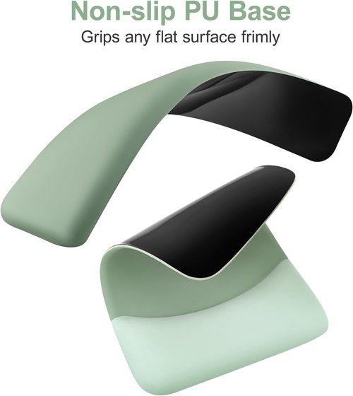 MOSISO Ergonomic Wrist Rest Support - Non-Slip Mouse Pad & Keyboard Set for Pain Relief | Green Neoprene