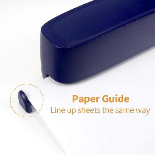 AFMAT Electric 3 Hole Punch - Effortless 20-Sheet Capacity | Heavy Duty, AC/Battery Operated, 9/32" Holes