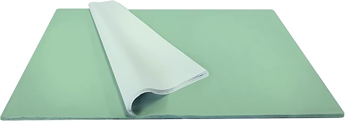 Jillson Roberts Bulk 20 x 30 Inches Recycled Tissue, Apple, 480 Unfolded Sheets (BFT35)