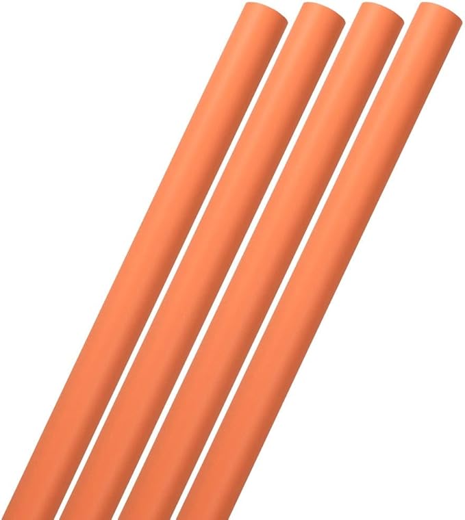 JAM Paper Gift Wrap - Matte Wrapping Paper - 100 Sq Ft Total - Matte Orange - 4 Rolls/Pack
