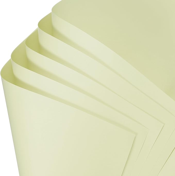 uxcell 60 Sheets Flower Wrapping Paper, 21.5" x 21.5" Waterproof Floral Bouquet Wrapping Papers Florist Supplies for Wedding Party Gift Packaging DIY Crafts, Green