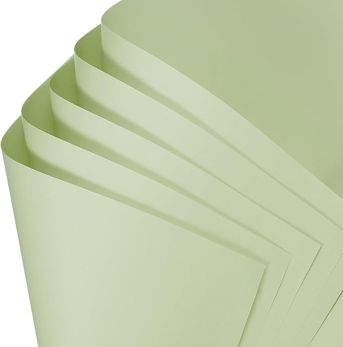 uxcell 60 Sheets Flower Wrapping Paper, 21.5" x 21.5" Waterproof Floral Bouquet Wrapping Papers Florist Supplies for Wedding Party Gift Packaging DIY Crafts, Dark Green
