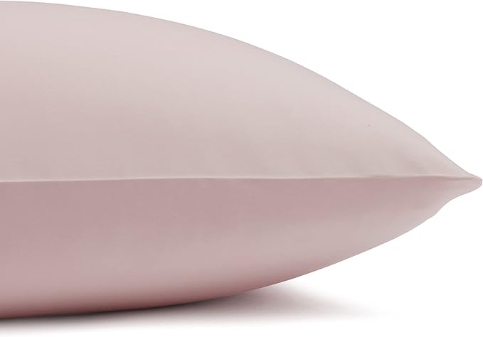 Amazon Basics Lightweight Super Soft Easy Care Breathable Microfiber 4-Piece Bed Sheet Set with 14-Inch Deep Pockets, King, Blush Pink, Solid