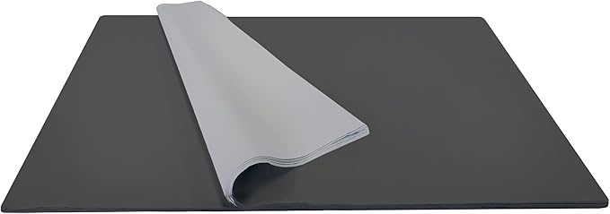 Jillson Roberts Bulk 20 x 30 Inches Recycled Tissue, Black, 480 Unfolded Sheets (BFT21)