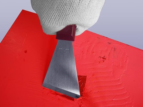 ALLEX Japanese Paint Scraper Tool - Heavy Duty 2.3" Stainless Steel Blade | Professional Paint & Rust Removal