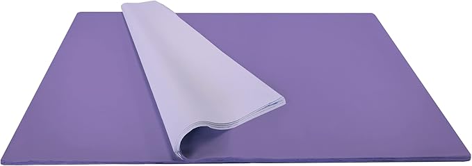 Jillson Roberts Bulk 20 x 30 Inches Recycled Tissue, Purple, 480 Unfolded Sheets (BFT03)