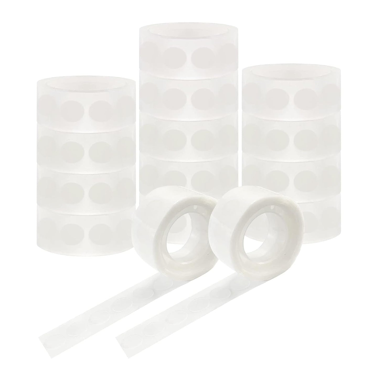 Transparent Balloon Glue Points by Skiennix - 1500 PCS Double-Sided Adhesive Dots for Craft Decoration