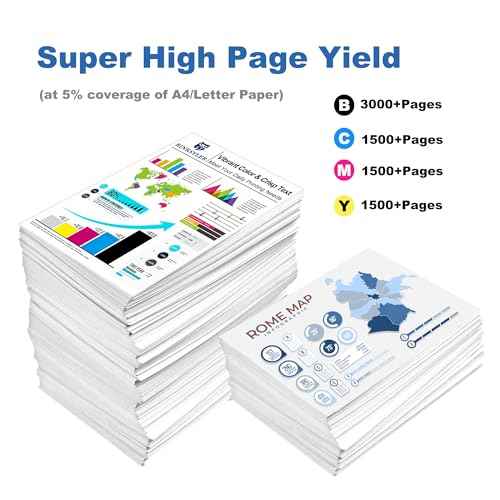 LC3029XXL Ink Cartridges for Brother LC3029 LC3029BK Inkjet Cartridge Work for MFC-J5830DW MFC-J6535DW MFC-J5930DW MFC-J6935DW Printer (2BK/2C/2M/2Y) 8-Pack