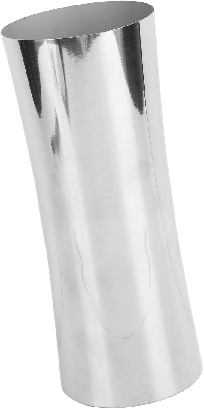 Hapivida Stainless Steel Vase, Metal Vase Centerpiece Decoration Tabletop Flower Silver Vases, Elegant Flower Vase for Office Home Wedding Decoration