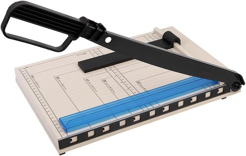 Skiennix A4 Paper Cutter - Lightweight Guillotine Trimmer with 8 Sheet Capacity for Crafts & Home Use