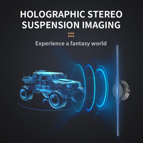 Skiennix 3D Hologram LED Fan Projector - 50CM WiFi & App-Controlled Holographic Display