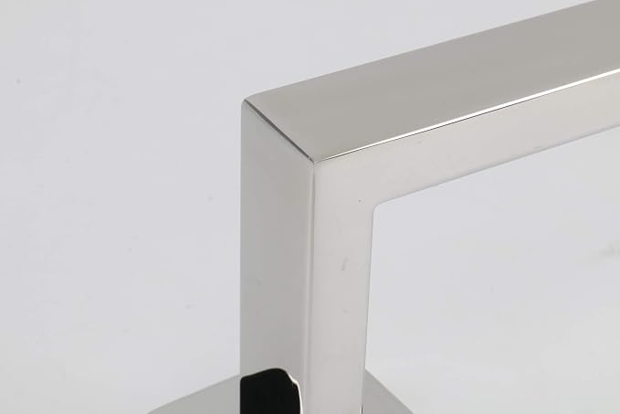 TocTen Bath Towel Rack - Square Base Thicken SUS304 Stainless Steel Towel Bar for Bathroom, Bathroom Accessories Towel Rod Heavy Duty Wall Mounted Towel Holder. (Chrome, 20)