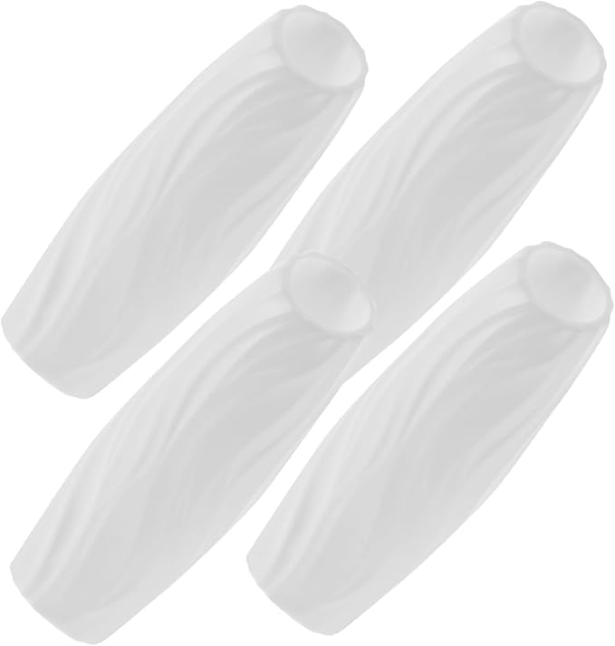 4pcs Geometric Plastic Desktop Vases Lightweight Unbreakable Flower Bud Containers for Tabletop Centerpiece Home Decor