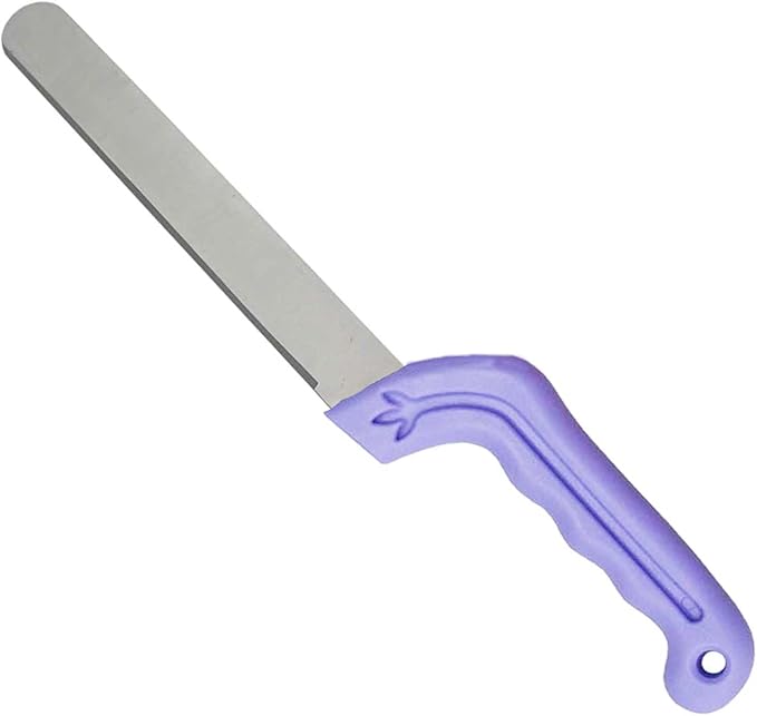 Tinsow Floral Foam Knife Florist Professional Cutting Knife for Flower Foam Block, Cake, Fruit, Utility Tool for Flower Clay Blocks (Light Purple)