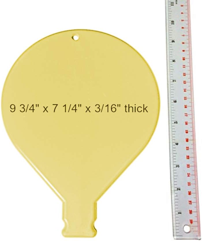 Skiennix Large Yellow Key Chain Tag - Durable Key Ring Holder with Pen | Never Lose Your Keys Again