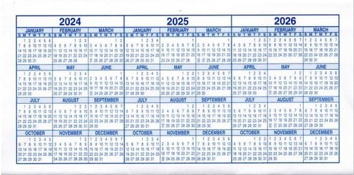 Checkbook Registers - USA-Made Transaction Ledger | 24-26 Calendars, 18 Count
