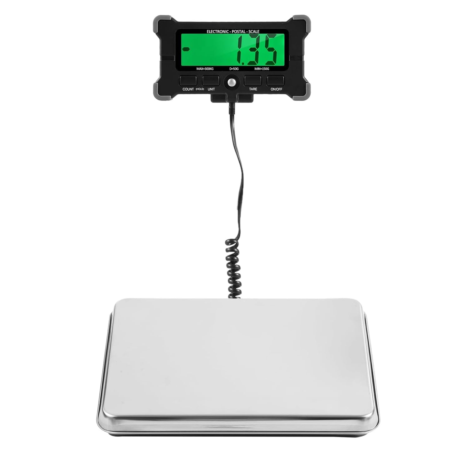 660lbs Skiennix Electronic Postal Scale - Heavy Duty 50g Precision LCD Display, 16" X 12" Platform