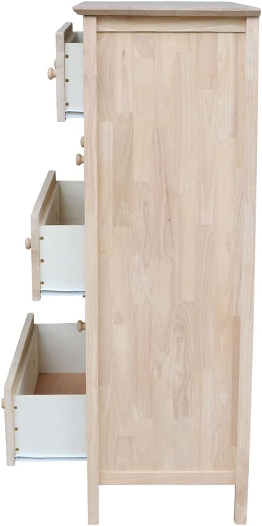International Concepts Dresser with 5 Drawers ,Unfinished
