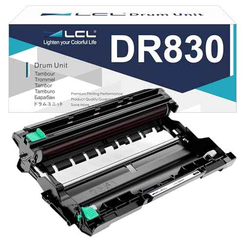 LCL DR830 Drum Replacement for Brother DR830 DR-830 Drum Unit for HL-L2460DW HL-L2405W DCP-L2640DW HL-L2400D HL-L2420DW HL-L2460DWXL HL-L2465DW HL-L2467DW HL-L2865DW HL-L2480DW Printer (1-Pack)