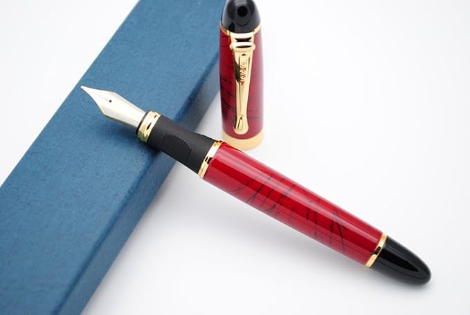 JINHAO X450 Fountain Pen M Nib (Bright Red)