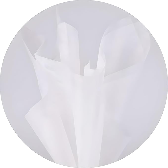 96 Sheets Tissue Flower Wrapping Paper Cotton Wrapping Flower Paper Withdrawable Lining Paper Non-woven Waterproof Floral Bouquet Wraps For Florist Packaging Arrangement (White)