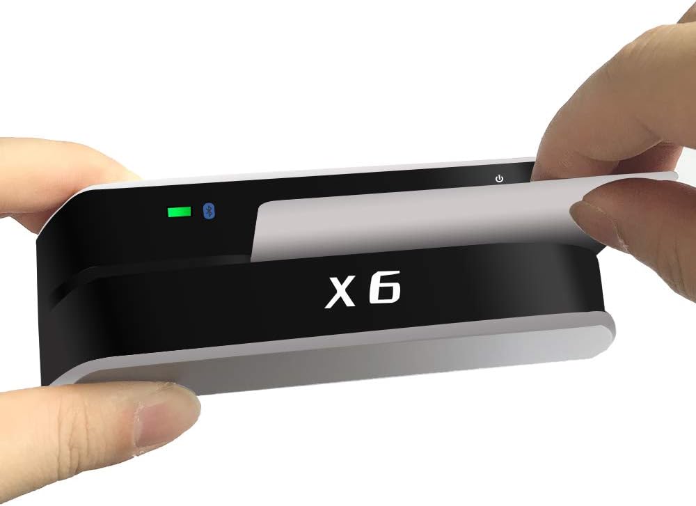 Skiennix Bluetooth USB Card Reader - Mini Portable 3 Tracks Writer & Encoder