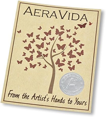 AeraVida 6-Inch Mango Tree Wood Oval Flower Vase with Spiral Carved Design | Light Brown Modern Tabletop Vase | Decorative Vintage Farmhouse Style for Home, Office, or Event Decor