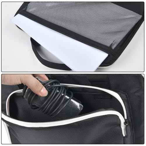 Wireless Mobile Printer Case Compatible with Canon PIXMA TR150/ iP110 Printers, Potable Travel Storage Bag Fit for Printer Charger, Ink Cartridges, Batteries and Accessories (Box Only) -Black