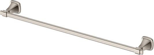 Gatco 5510SN Beverly Towel Bar, Satin Nickel, Wall-Mounted Bathroom Towel Bar, Elegant Luxury Design, Heavy Duty Metal with EZ Ancor Mounting