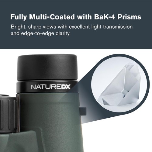 Celestron - Nature DX 8x42 Binoculars | Perfect for Birdwatching & Outdoor Adventures - Waterproof, Fogproof, Multi-Coated