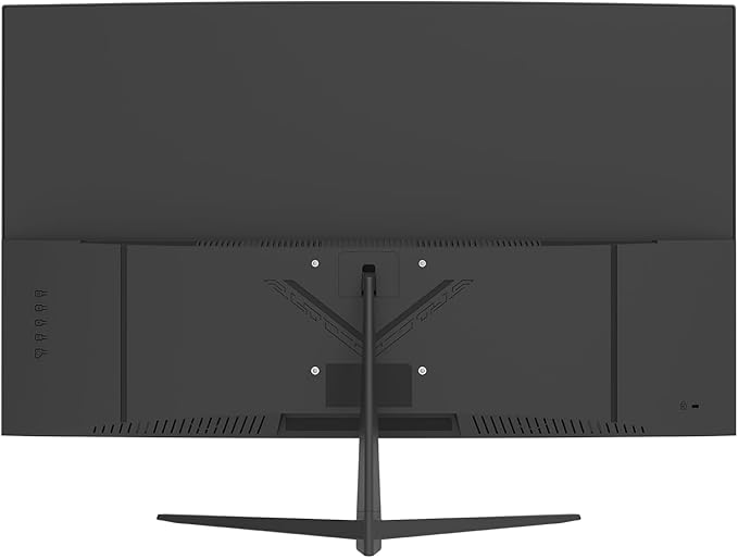 ZZA 32 Inch Curved Monitor 4K UHD 3840x2160, 60Hz 3000R VA Display, Gaming Monitor with Adaptive Sync, HDMI 2.1 & DisplayPort 1.4, 100% sRGB Computer Monitor, VESA 100x100, Black