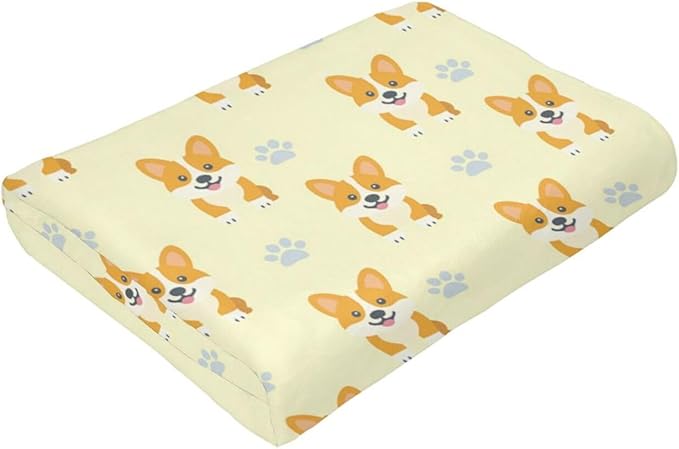 Corgi Blanket Cute Corgi Dog Throw Blanket Puppy Soft Cozy Fleece Fuzzy Stuffed Plush Flannel Gifts for Girls Women Boys Kids Adults 60"X80"