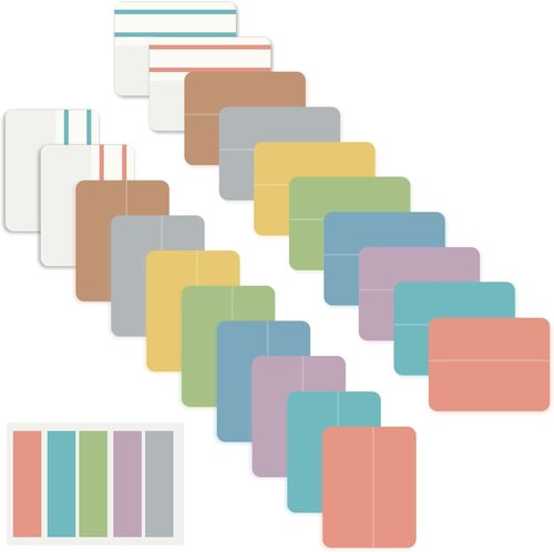 ELII 500 PCS Clear Sticky Index Tabs - Perfect for Annotating Books & Organizing Notebooks