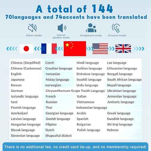 Translation Earbuds Real Time, 3-in-1 AI Translator Earbuds with 144 Languages, OWS Open-Ear Translation Device, 60h Long Life and HiFi Sound, fit iOS and Android, Suitable for Travel Learning