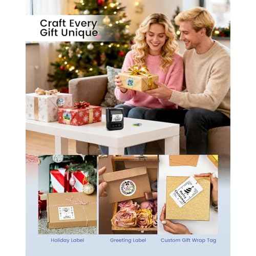 M102 Label Makers - Barcode Label Printer Label Maker with 7000+ Icons 700+ Templates for Small Business, Address, Ingrediant, Logo, Clothing, Mailing for Phones & PC, Black