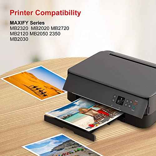 Canon Maxify 1200 Ink Cartridges Compatible Replacement for Canon 1200XL Ink Cartridge use with PGI-1200 MAXIFY MB2720 MB2320 MB2020 MB2120 Printer (Black, Cyan, Magenta, Yellow, 4-Pack)