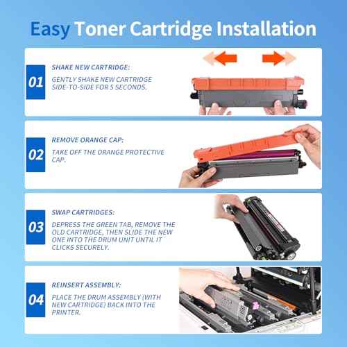 LinkDocs TN229XXL 4,500 Pages Super High Yield Black Compatible Toner Cartridge Replacement for Brother TN229XXL Black Work for Brother HL-L3295CDW HL-L8245CDW MFC-L3780CDW MFC-L8395CDW Printers