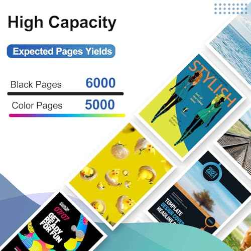 LC406 LC406XL Ink Cartridges Compatible for Brother lc406 LC 406 XL Ink cartridges Work for Brother MFC-J4335DW MFC-J5855DW MFC-J6555DW MFC-J4535DW MFC-J6955DW MFC-J4345DW Printer 4 Pack