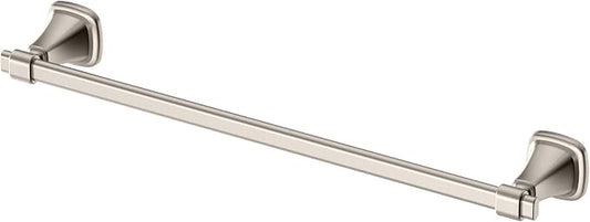 Gatco 5511SN Beverly Towel Bar | Elegant Wall-Mounted Bathroom Towel Bar | Luxury Design, Heavy Duty Metal, EZ Ancor Mounting | Satin Nickel Finish