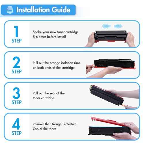 TRUE IMAGE Compatible Toner Cartridge Replacement for Canon 046 046H CRG-046H MF733Cdw Toner for Canon Color ImageClass MF733Cdw MF731Cdw MF735Cdw LBP654Cdw Printer Ink (Black, 1-Pack)