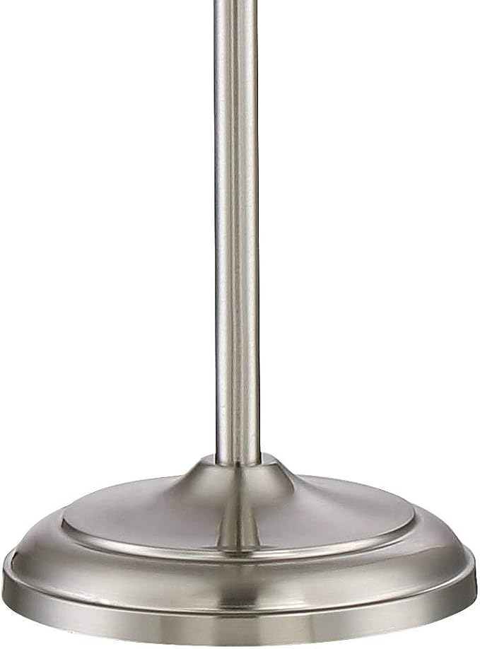 360 Lighting Ellery Modern Tree Torchiere Floor Lamp Standing 3-Light 72" Tall Brushed Nickel Silver Frosted White Glass Shade Decor for Living Room Reading House Bedroom Office