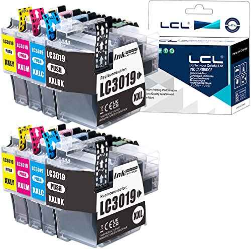 LCL Compatible Ink Cartridge Replacement for Brother LC3019 LC3017 XXL LC3019BK LC3019C LC3019M LC3019Y for MFC-J5330DW MFC-J6530DW MFC-J6930DW MFC-J6730DW MFC-J5335DW MFC-J5730DW (2K2C2M2Y)
